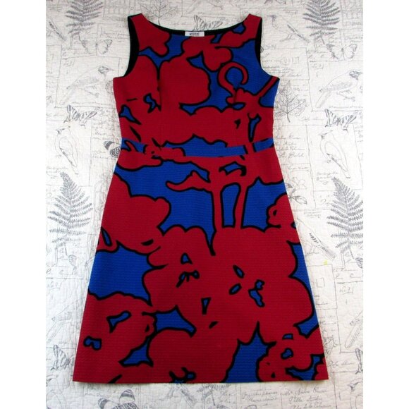 Moschino Dresses & Skirts - EUC MOSCHINO CHEAP AND CHIC Bold Floral Sleeveless sheath Dress Made Italy US 6